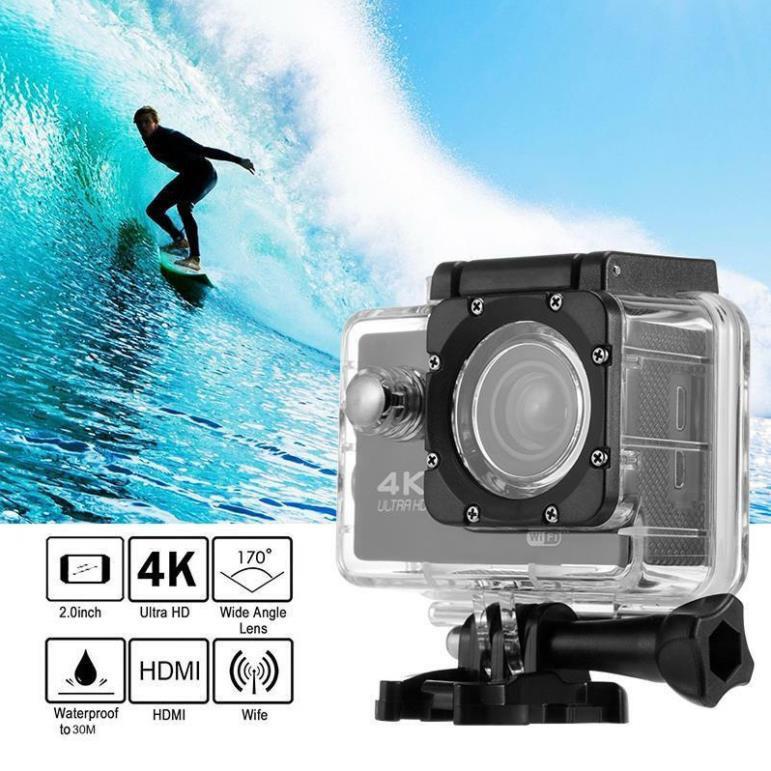 Camera hành trình Sport 4K UltraHD chống rung, chống nước- Hỗ trợ kết nối WIFI z