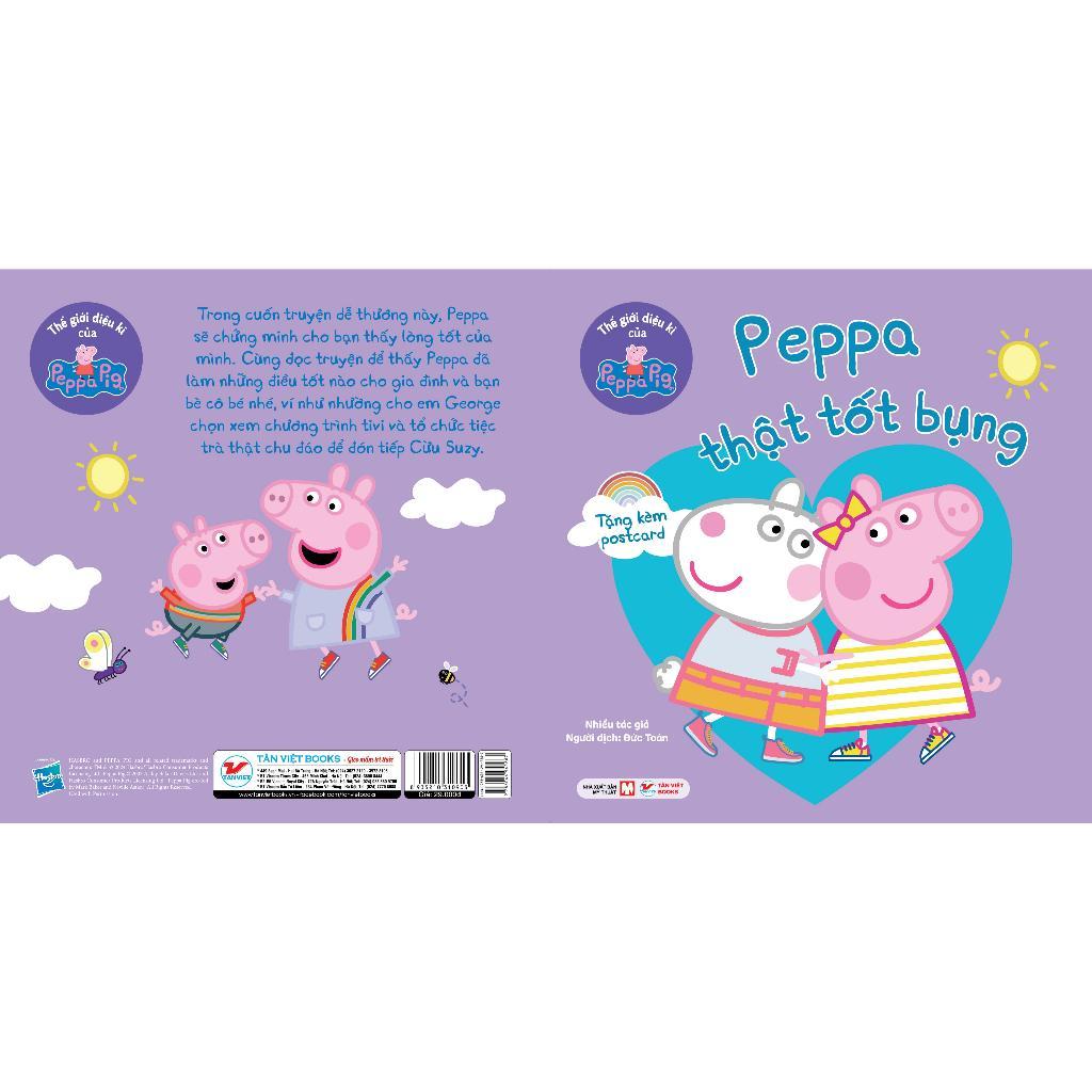 Sách - Truyện Tranh Thế Giới Diệu Kì Của Peppa Pig - Peppa Thật Tốt Bụng - Tân Việt Books