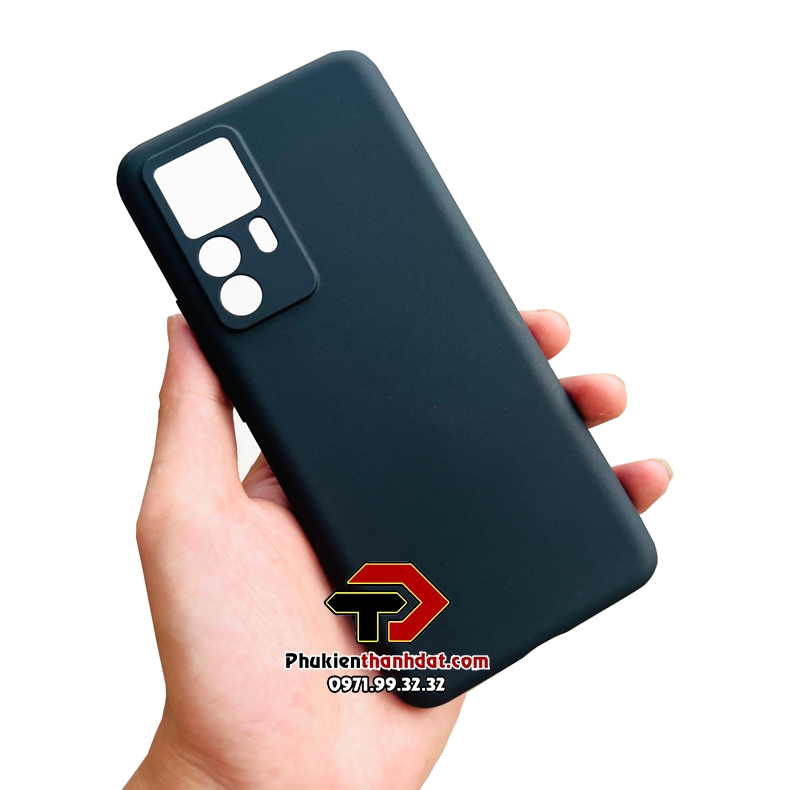 Ốp lưng cho Xiaomi 12T dẻo màu đen bảo vệ camera sau, chống bám vân tay
