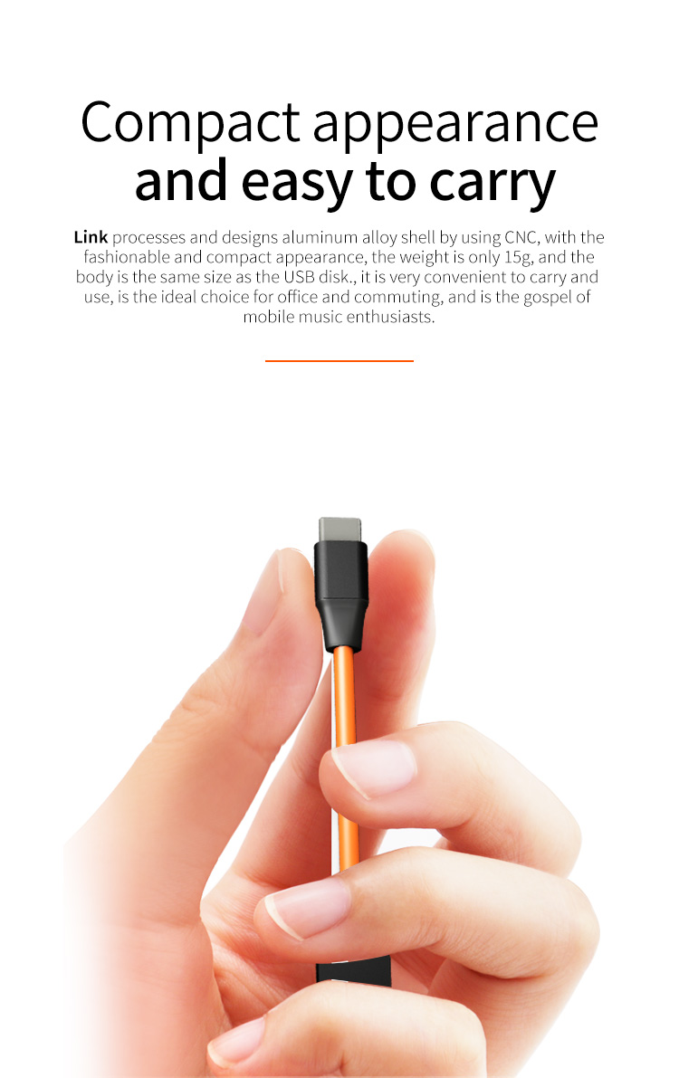 DAC/AMP Type C to 3.5mm xDuoo Link