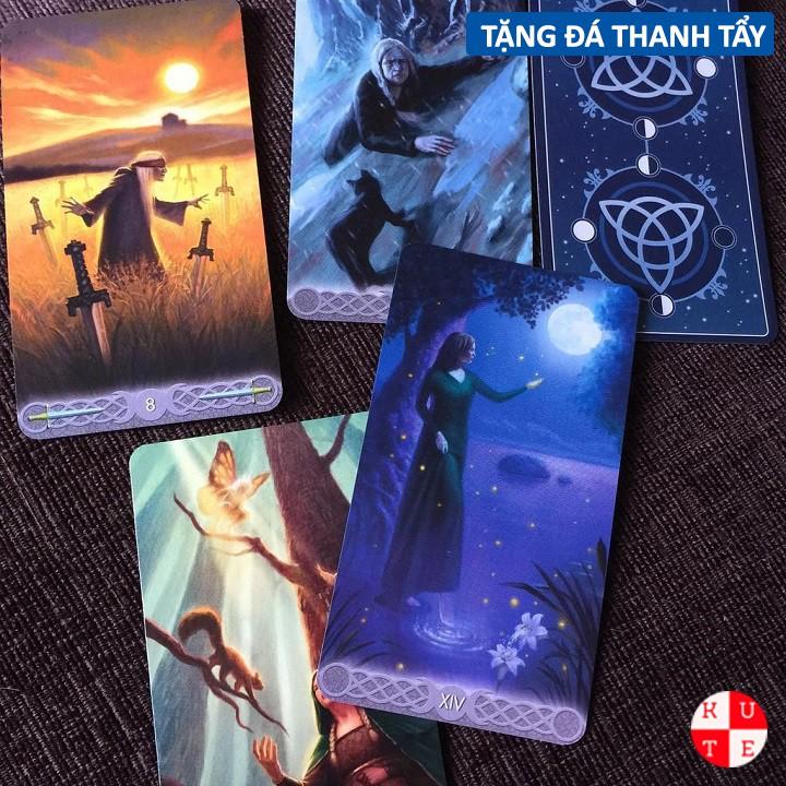 Bộ Bài Tarot Triple Goddess 78 Lá Bài Tặng File Tiếng Anh Và Đá Thanh Tẩy