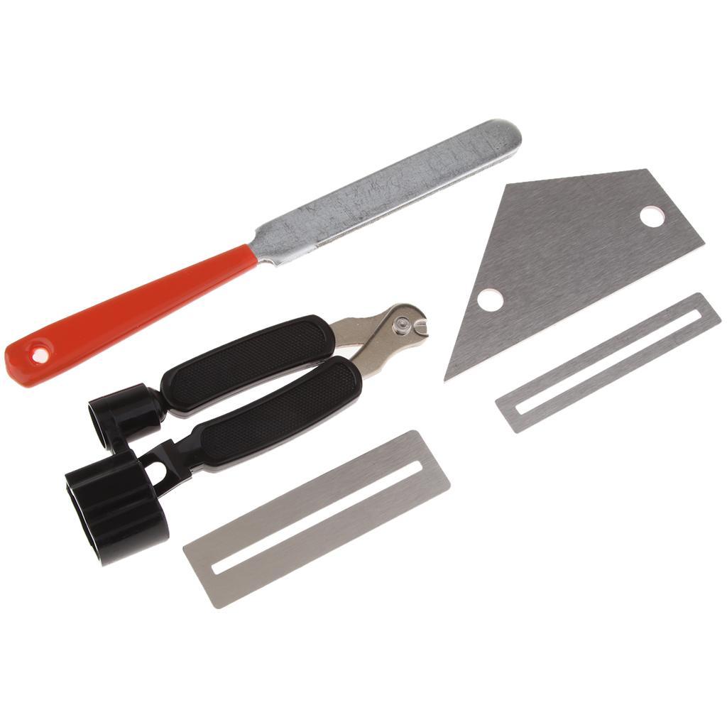 6x Guitar Supply Grinding Fret Rocker+Fret Fretboard Gauge