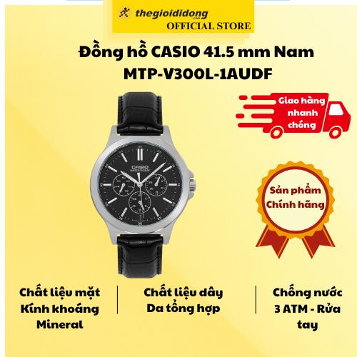 Đồng hồ CASIO 41.5 mm Nam MTP-V300L-1AUDF - Hàng Chính Hãng