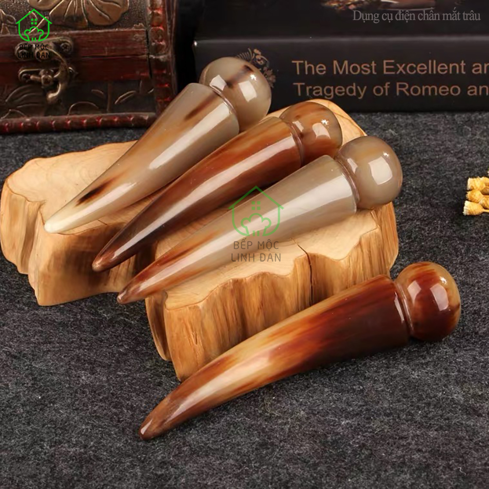 Dụng Cụ Điện Chẩn Bằng Sừng - Day Ấn Huyệt/ Gan/ Mật Đả Thông Kinh Mạch [ML817