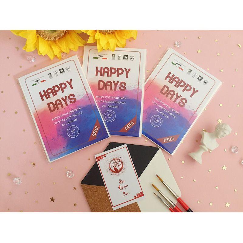 20 xấp giấy vẽ A4 happy định lượng 250gsm