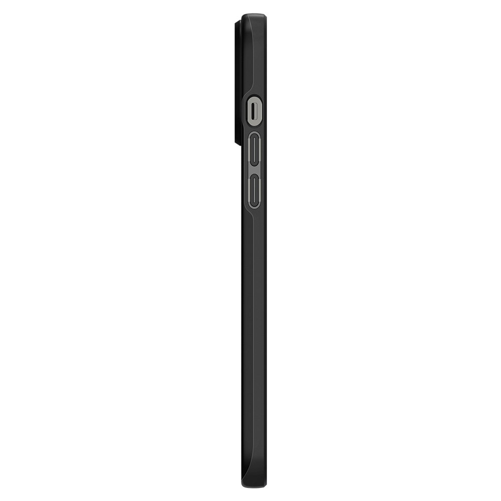 Ốp lưng Spigen Thin Fit Black cho iPhone 13 Pro Max - Thiết kế nhỏ nhẹ, chống sốc, chống bẩn, viền camera cao - Hàng chính hãng