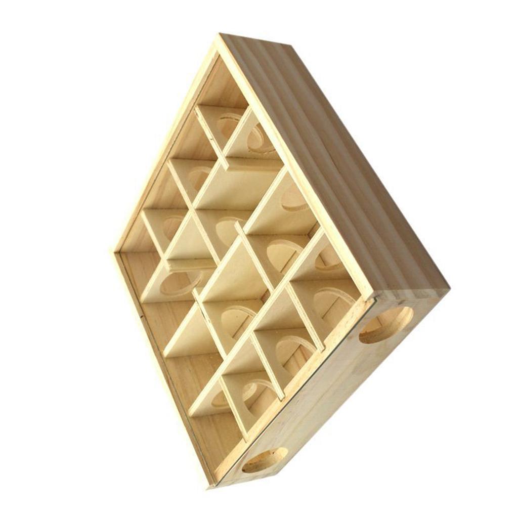 Pet Hamster Wooden Maze Tunnel Gerbil Rat Mouse Mice Small Animal Play Toys