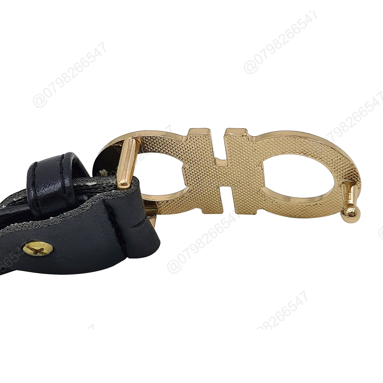 Dây nịt thời trang nữ DHM-370 | Khoá kiểu cài chữ A đôi mặt trơn bản nhỏ 2.8cm | Bảo hành 12 tháng