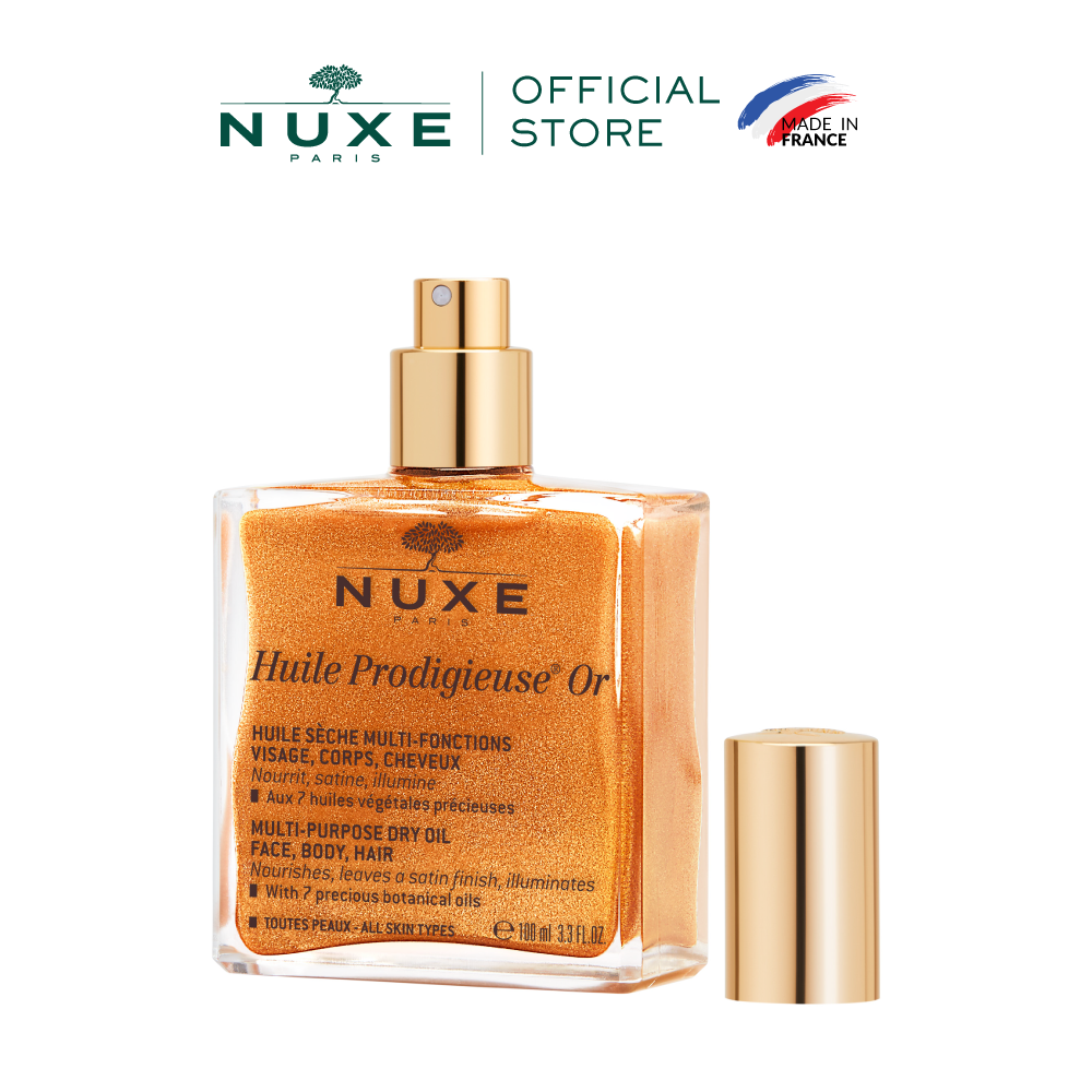 Dầu khô có nhũ Nuxe Huile Prodigieuse Shimmering Dry Oil 100ml