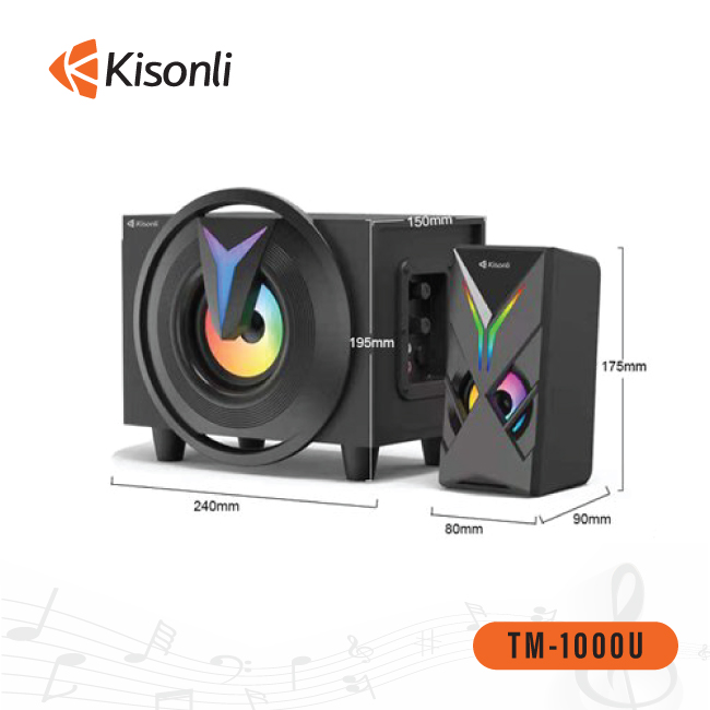 Loa 2.1 Kisonli TM-1000U Bluetooth - Hàng chính hãng