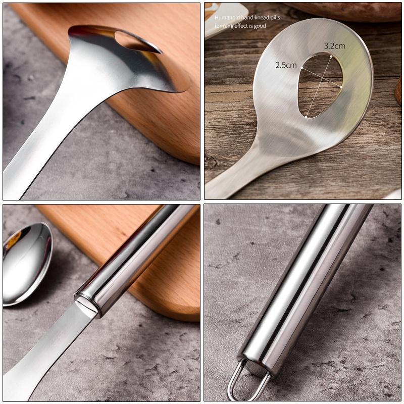 Muôi nặn thịt viên - Dụng cụ làm mọc inox chống dính
