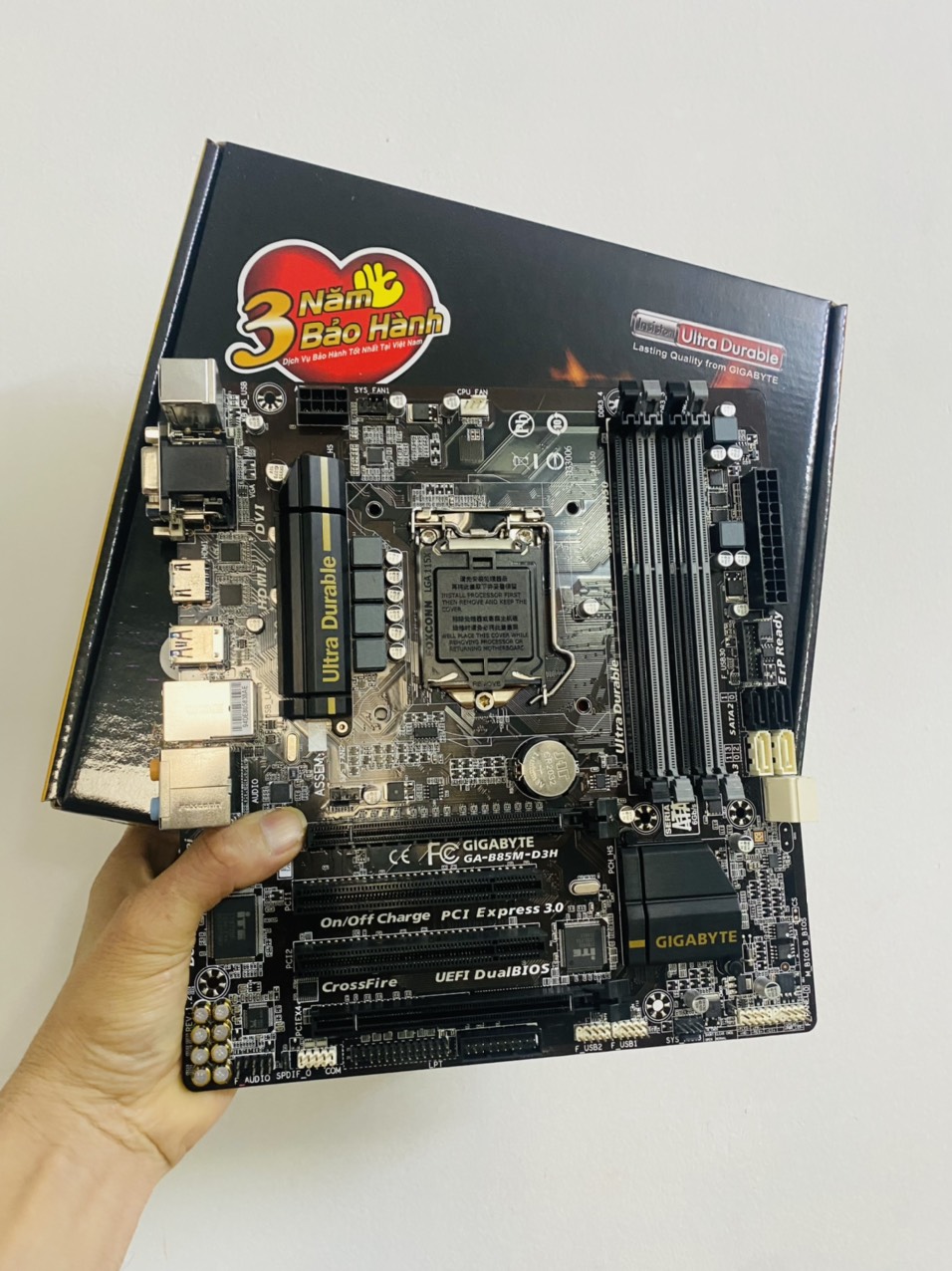 Bo Mạch Chủ (Mainboard) GIGABYTE B85M-D3H - Hàng Chính Hãng