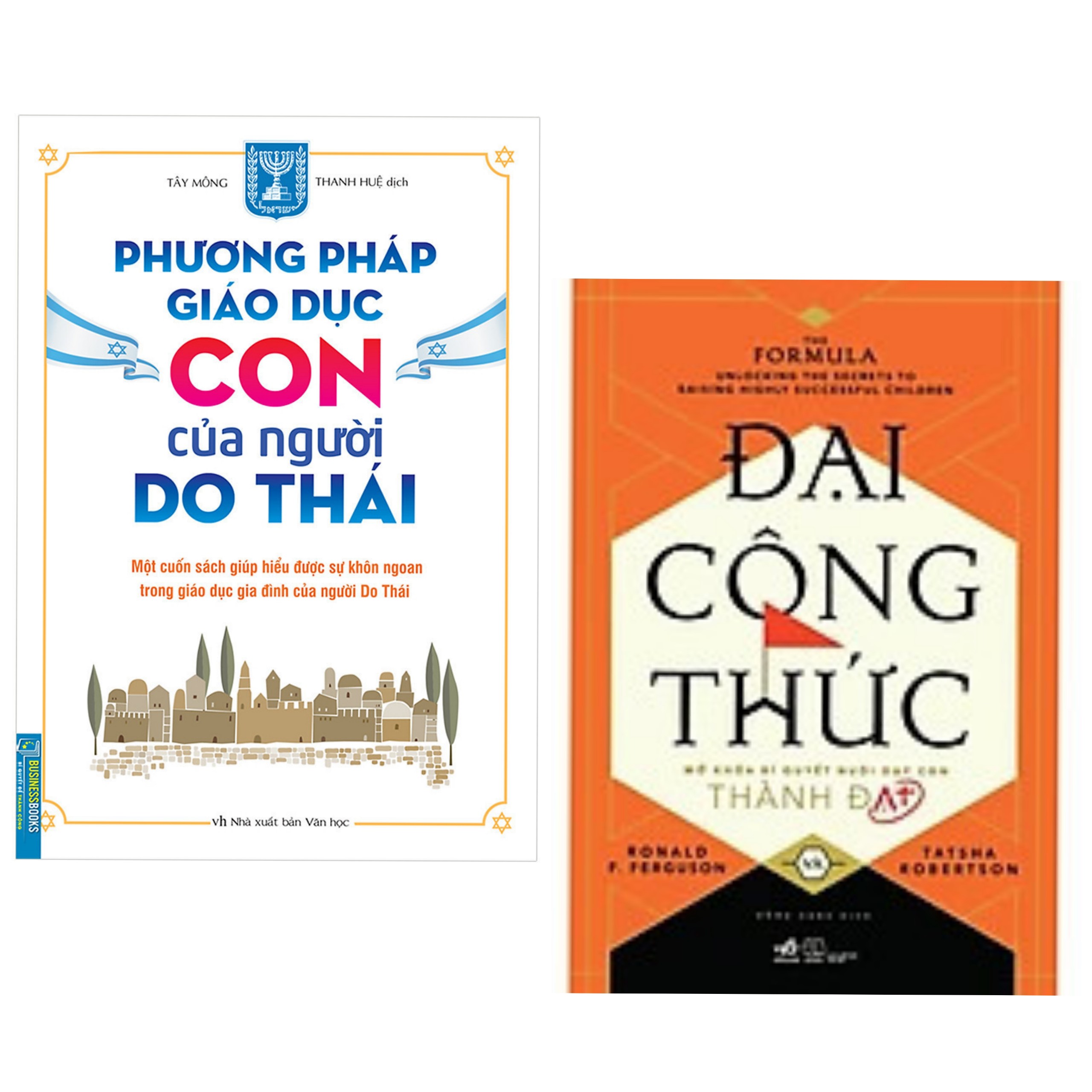 Combo 2 cuốn: Đại Công Thức - Bí Quyết Nuôi Dạy Con Thành Đạt + Phương Pháp Giáo Dục Con Của Người Do Thái