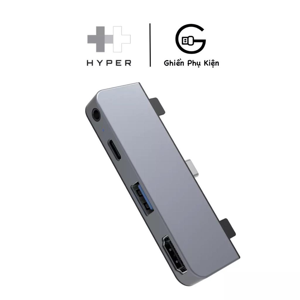 CỔNG CHUYỂN CHUYÊN DỤNG HYPERDRIVE IPAD PRO 4 IN 1 HDMI 4K/30HZ USB-C HUB - HÀNG CHÍNH HÃNG