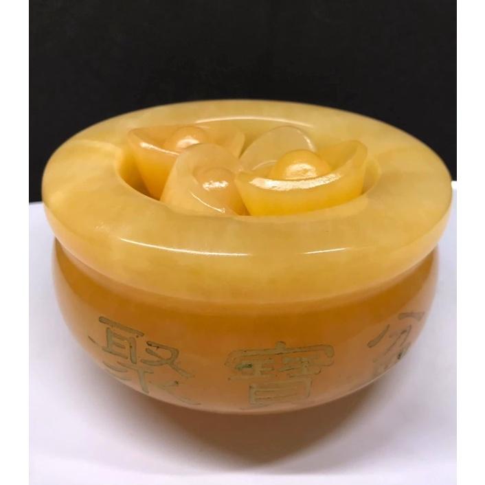 Bát Vàng, Bát Tụ Bảo Đá Ngọc Hoàng Long - đường kính 12cm