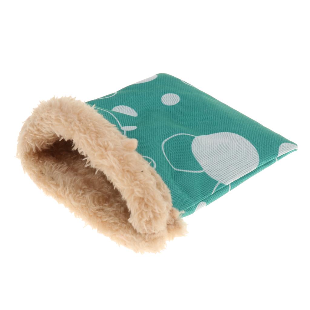 2Pcs Hamster Sleeping Bed House Small Animals Nest Sleeping Bags Bed S