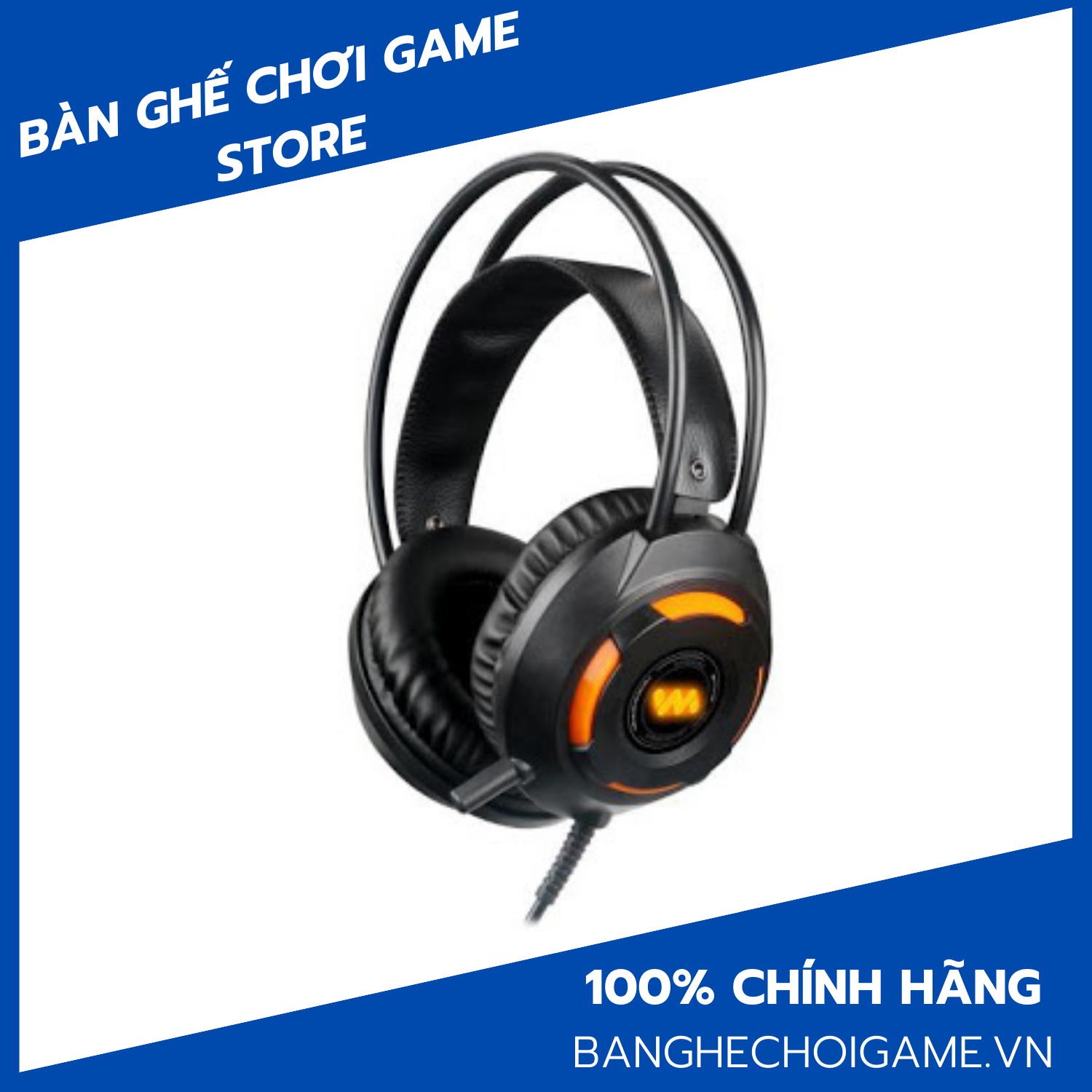 Tai nghe gaming WangMing WM9900 giả lập âm thanh vòm 7.1 kết nối cổng USB - Hàng chính hãng