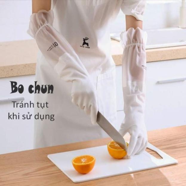 GĂNG TAY CAO SU SIEU DAI BO CHUN LÓT NỈ VÀ KHÔNG LÓT NỈ