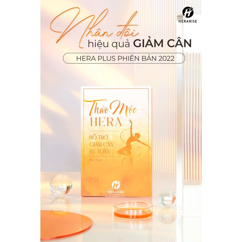 Trà Thảo mộc Hỗ Trợ Giảm cân Hera Plus (15 gói)
