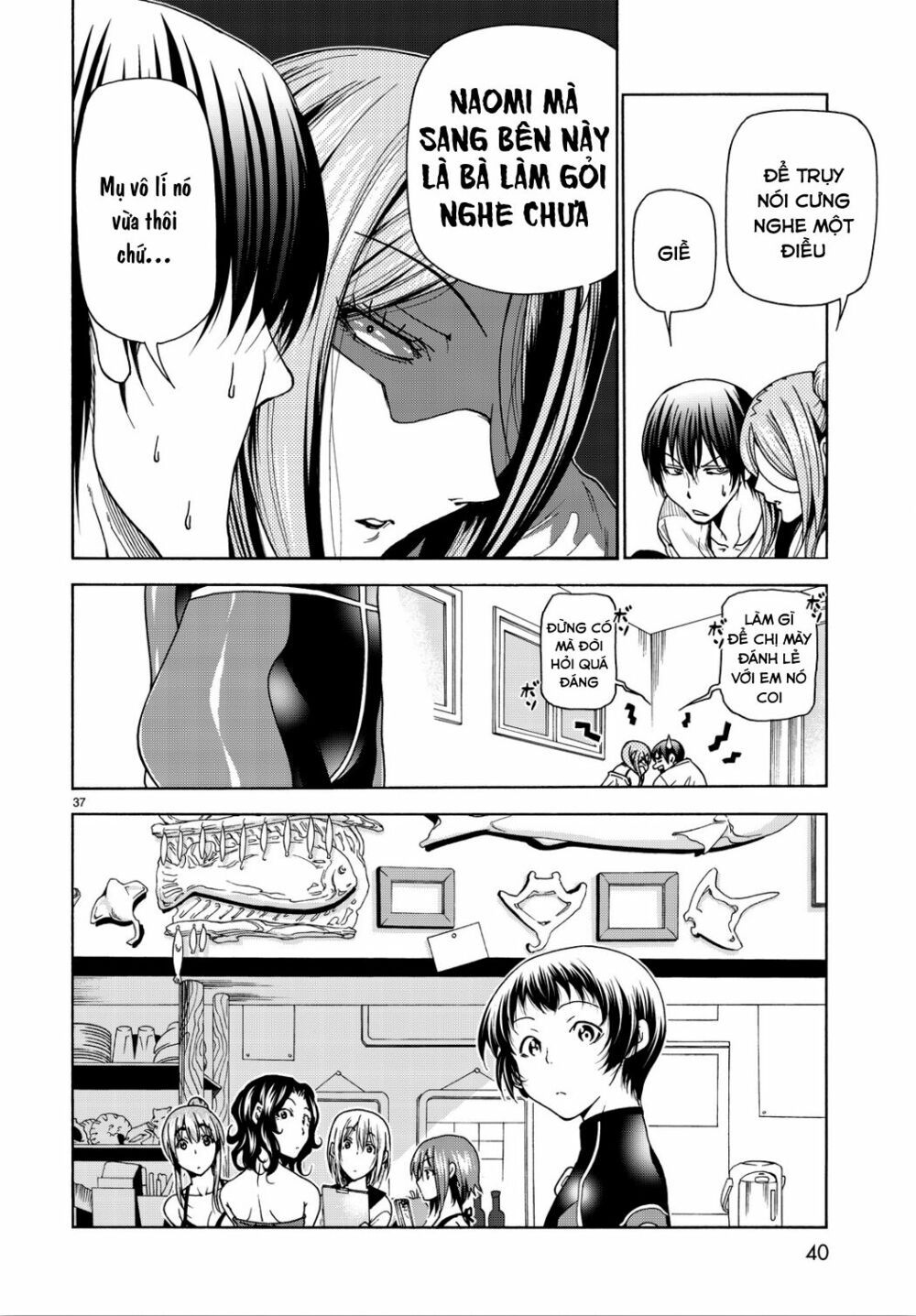 cô gái thích lặn - grand blue chapter 34 36