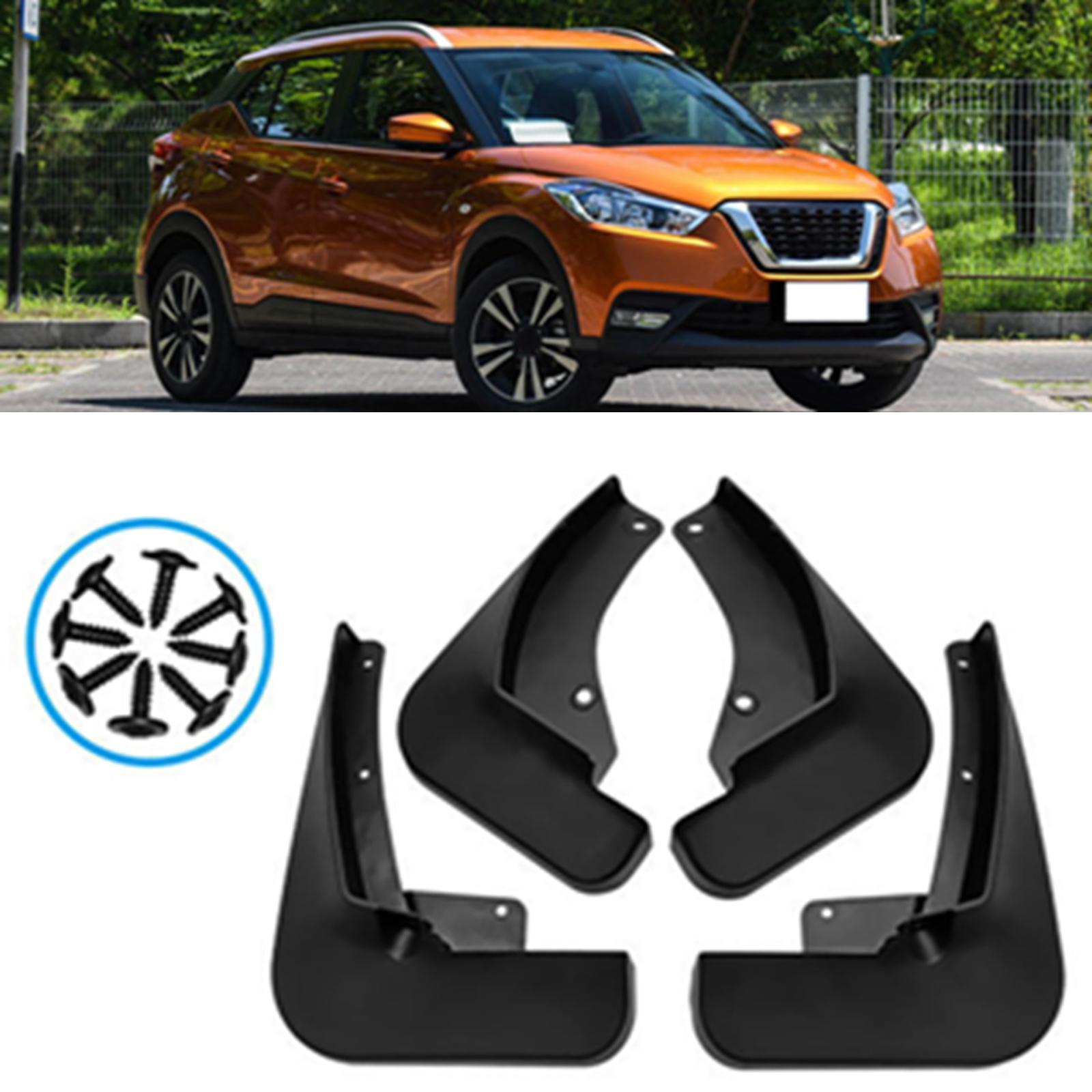 4Pcs Car Wheel Mud Flaps Mudguard for  Kicks 2017-2023 Punch Free