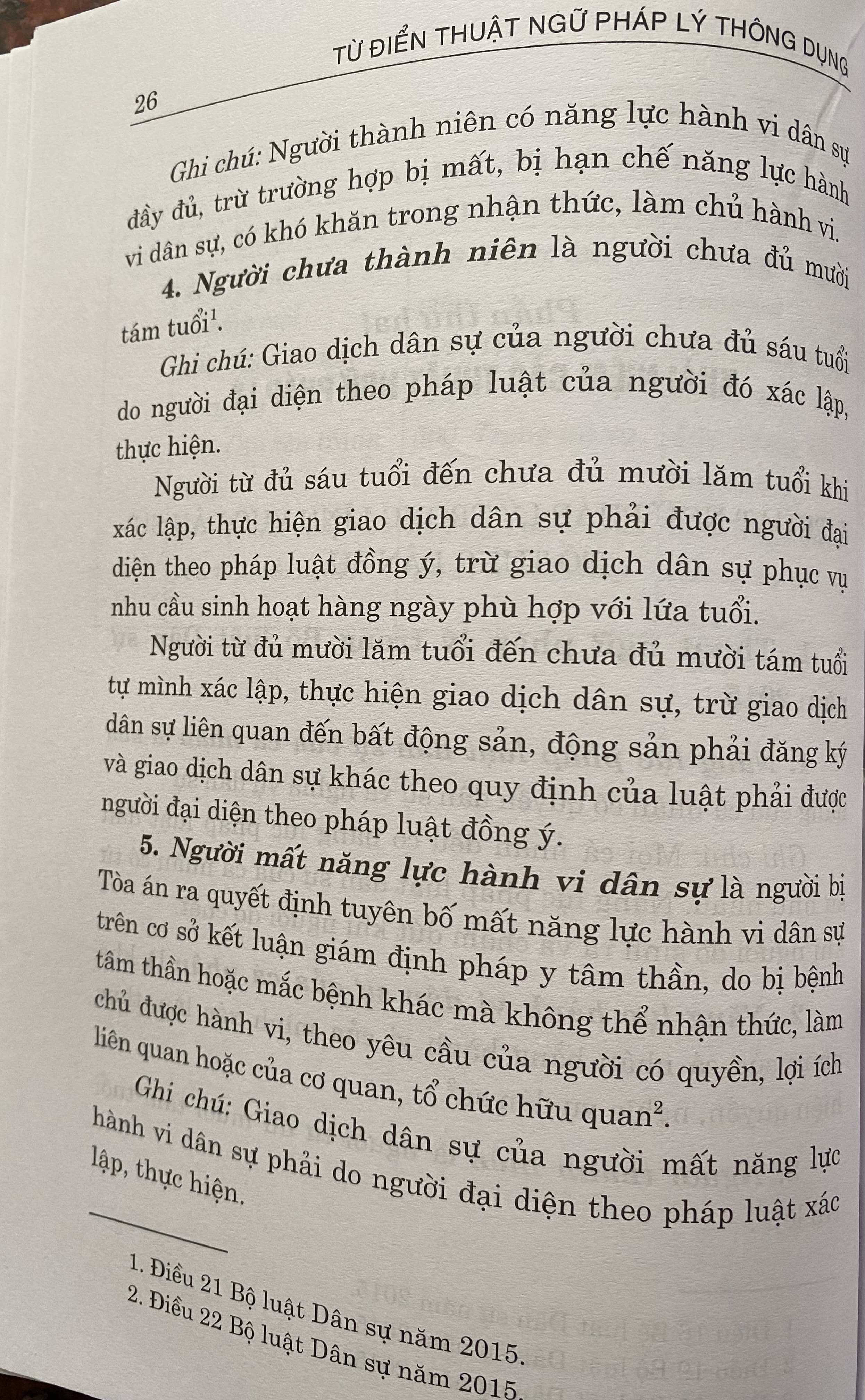 Từ Điển Thuật Ngữ Pháp Lý Thông Dụng