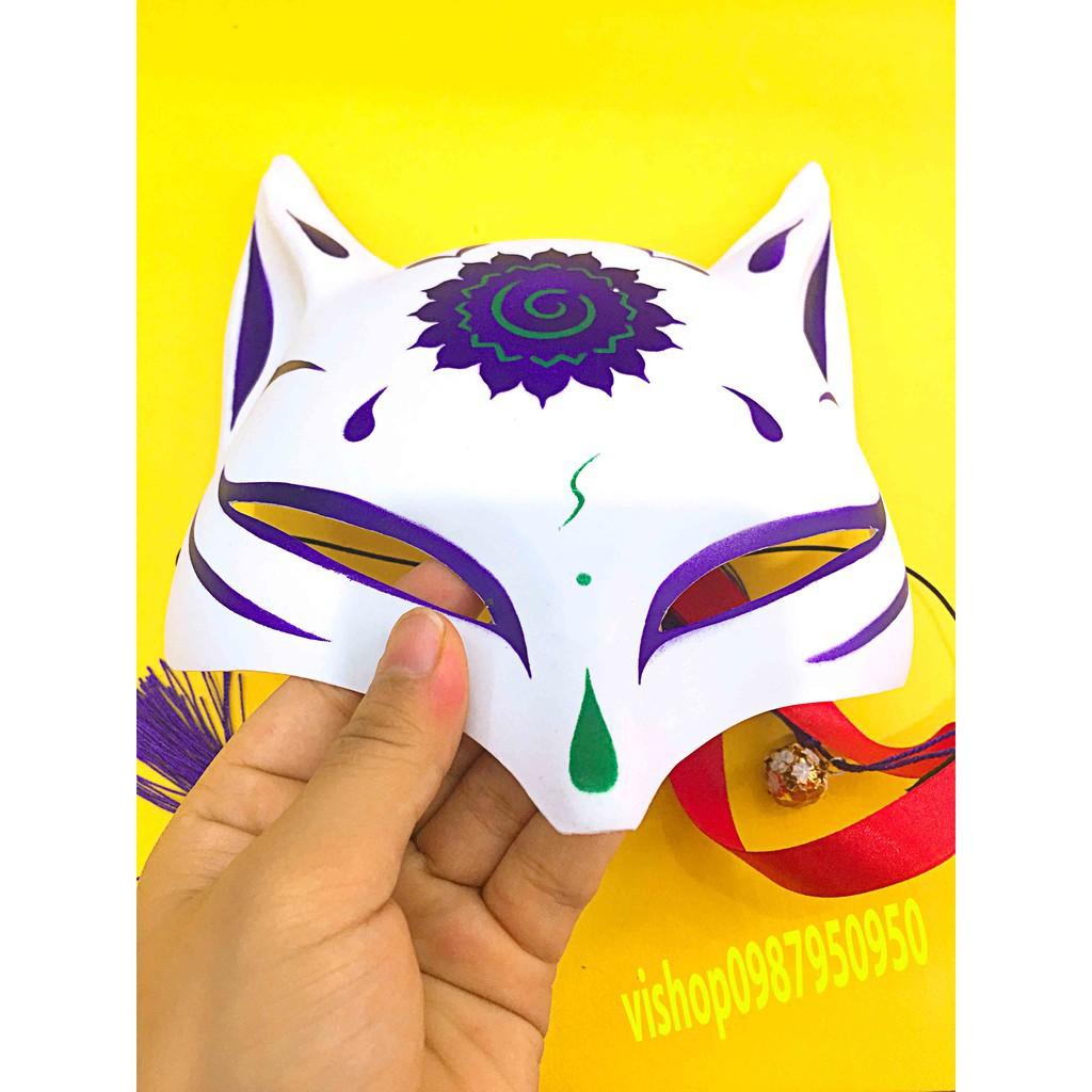 Mặt nạ cáo hồ ly anime hóa trang - mặt nạ hàng đẹp mã KAT68 Yg51