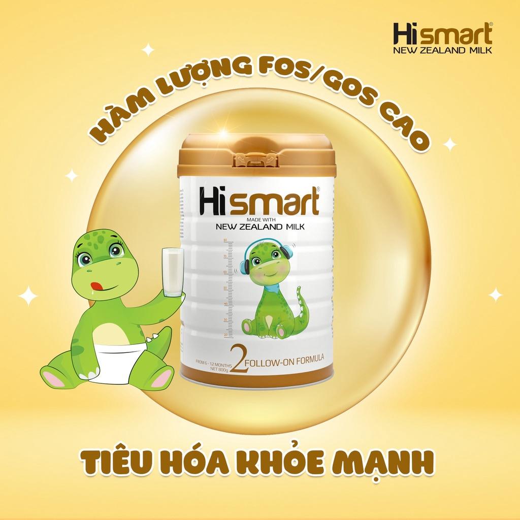 Sữa bột Hismart số 2_Cho bé từ 6-12 tháng tuổi - xuất xứ 100% New Zeland - 400g