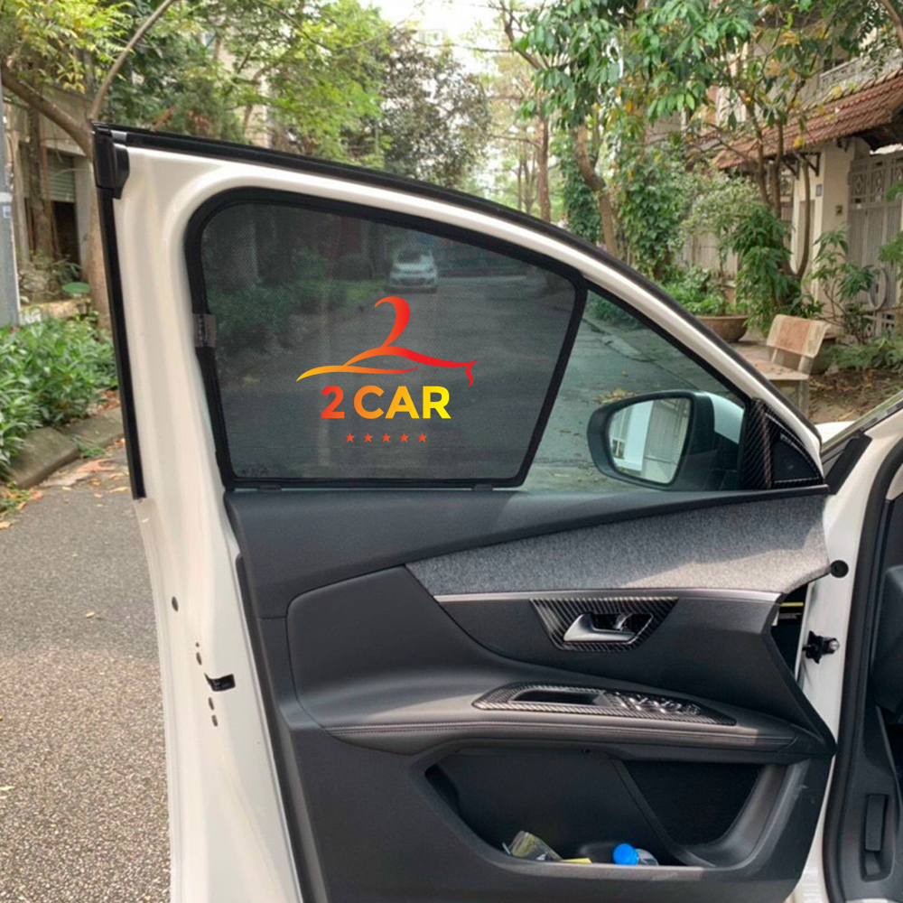 Rèm Che Nắn xe TOYOTA WIGO loại 2 Rèm Chắn Nắng Nam Châm Cho Xe ô tô, Bộ 4 Tấm, có nam châm
