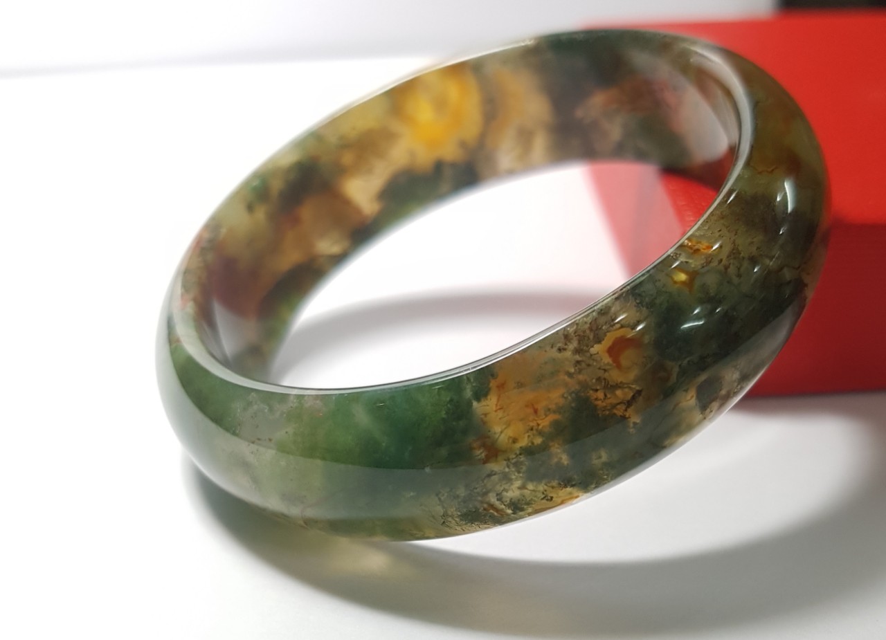 Vòng huyết ngọc thủy tảo, Size 54mm
