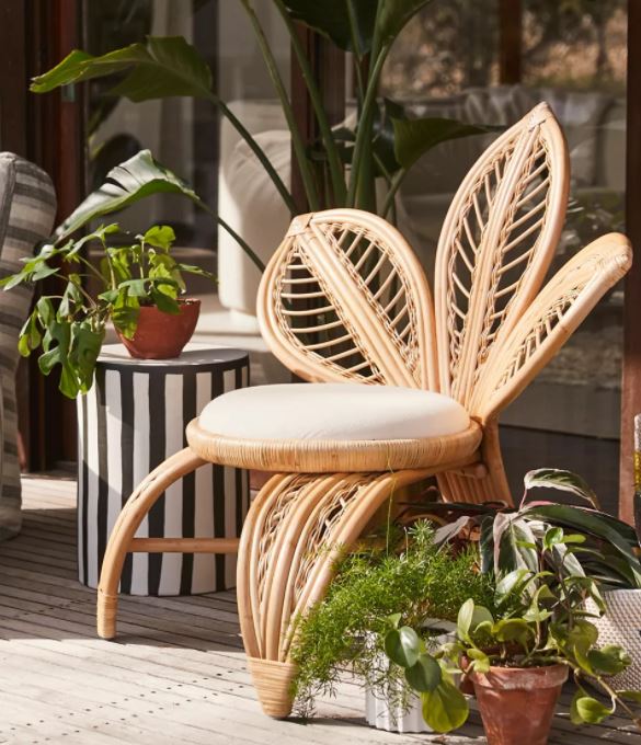 Ghế Mây Casa Hình Hoa- Casa Petal Rattan Chair -CH0103