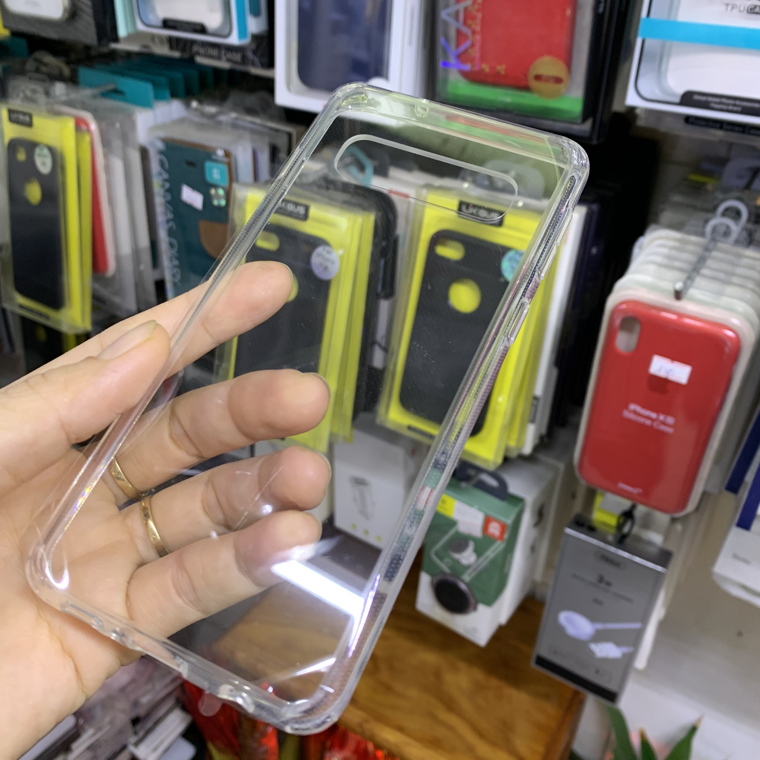 Ốp lưng SamSung S10 Likgus trong suốt không ố vàng - Hàng chính hãng