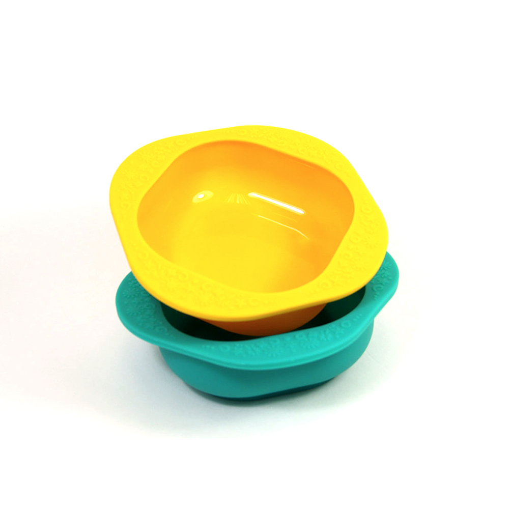 Bát ăn dặm silicon set 2 cái cho bé Marcus & Marcus