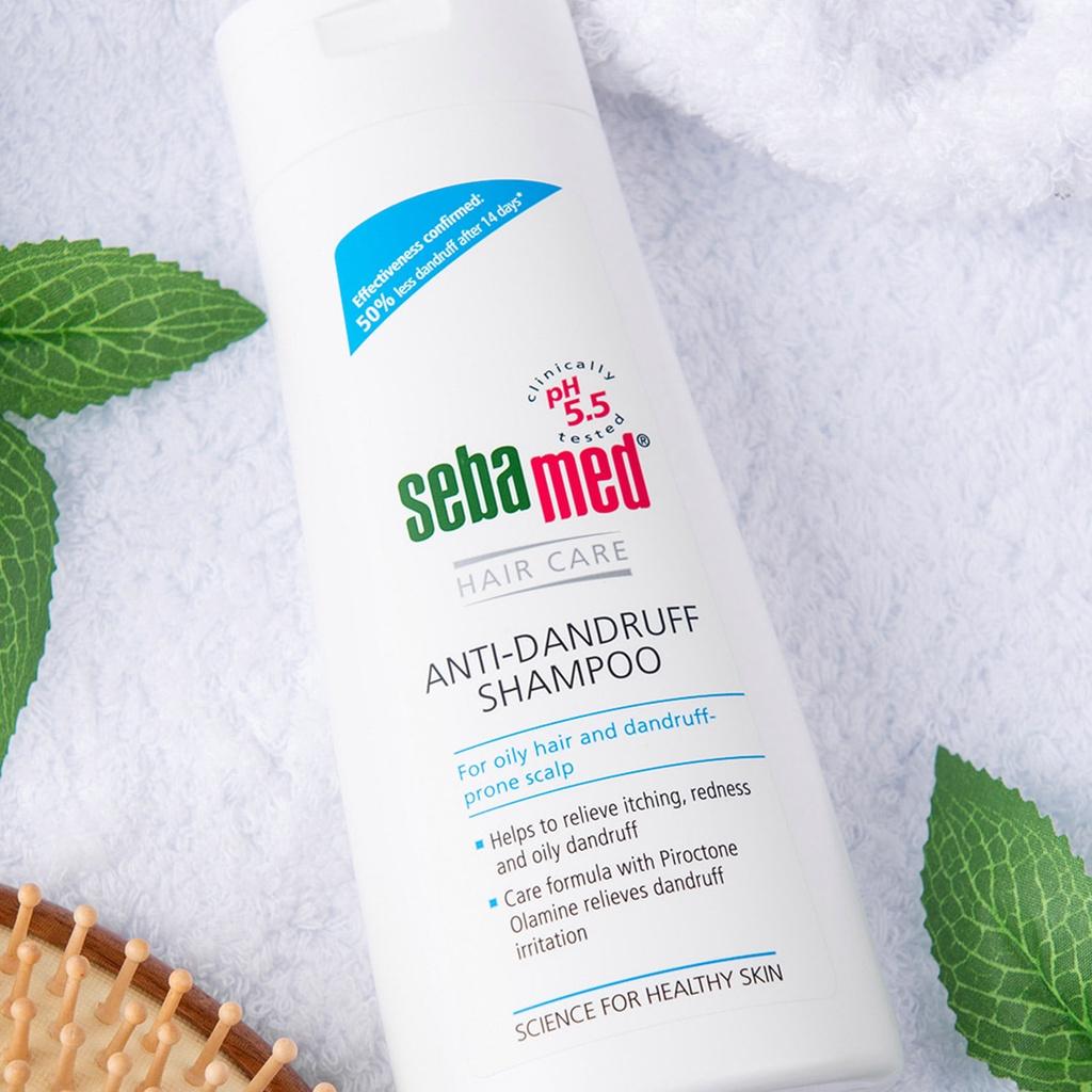 Dầu gội giúp giảm gàu Sebamed Hair Care Anti-Dandruff Shampoo pH5.5 200ml