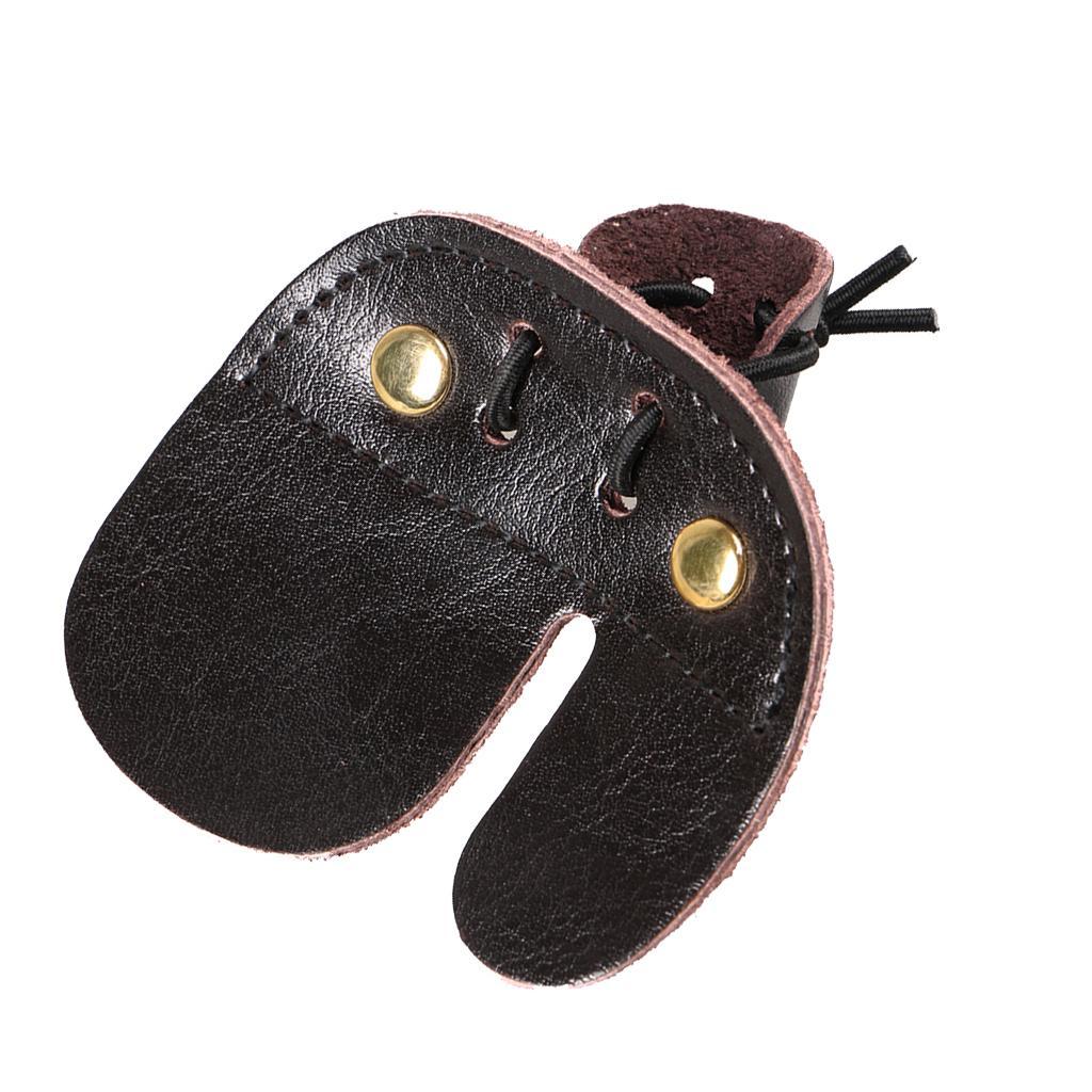 5 Pieces Bow String Buckle Clips Nocking Point + 1pc Archery Finger Guard