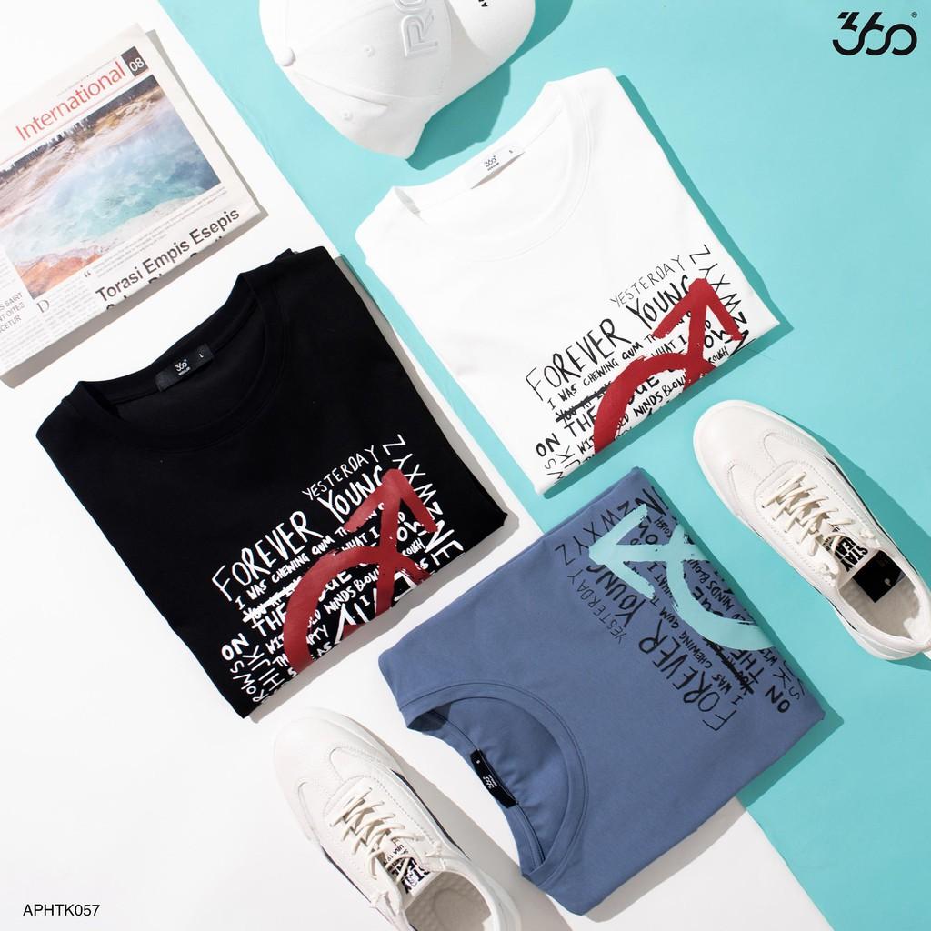 Sale Áo phông nam ngắn tay 360 BOUTIQUE áo thun nam cộc tay in hình - APHTK057 .