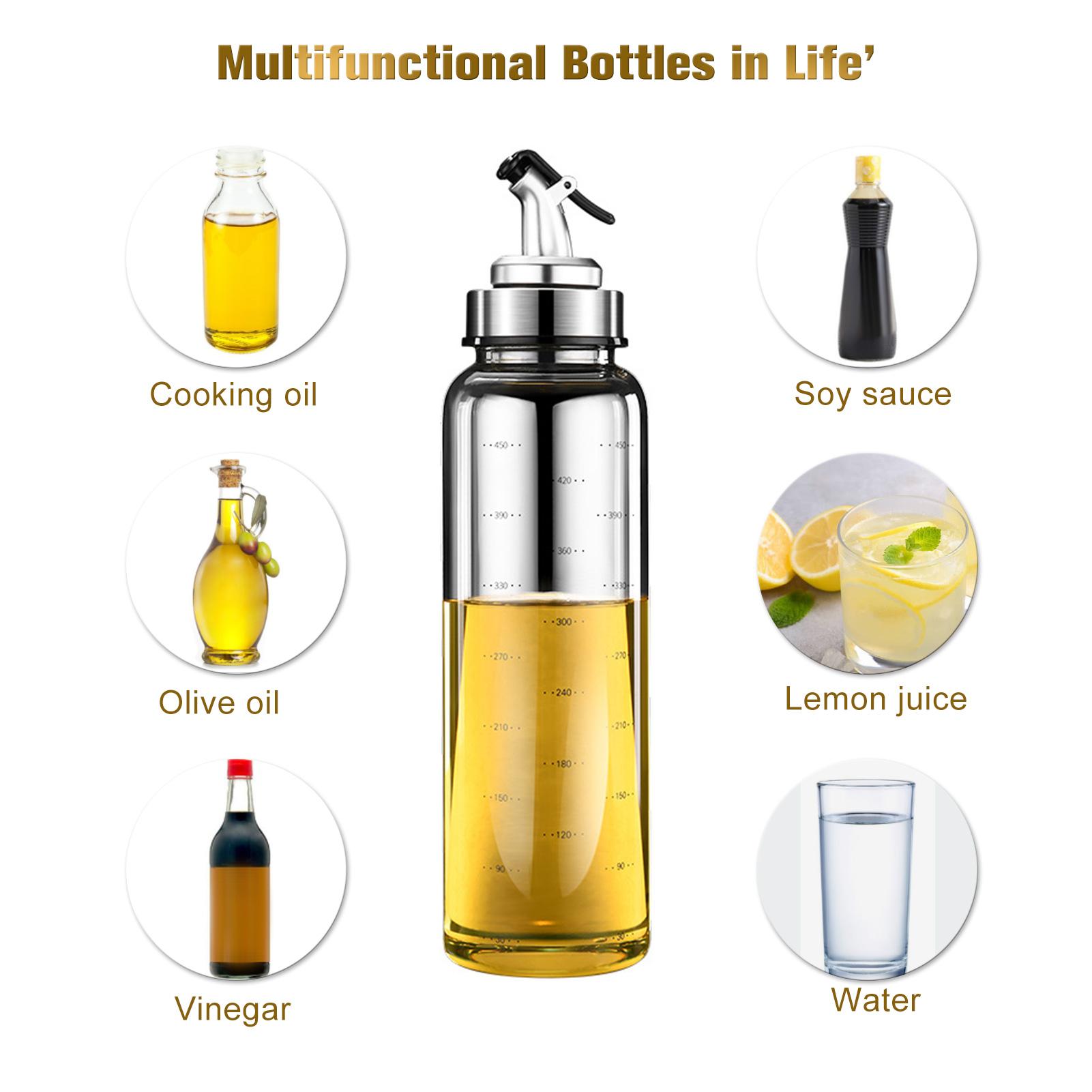 Chai đựng dầu ăn, dầu ô liu, dấm,... dung tích 450ml