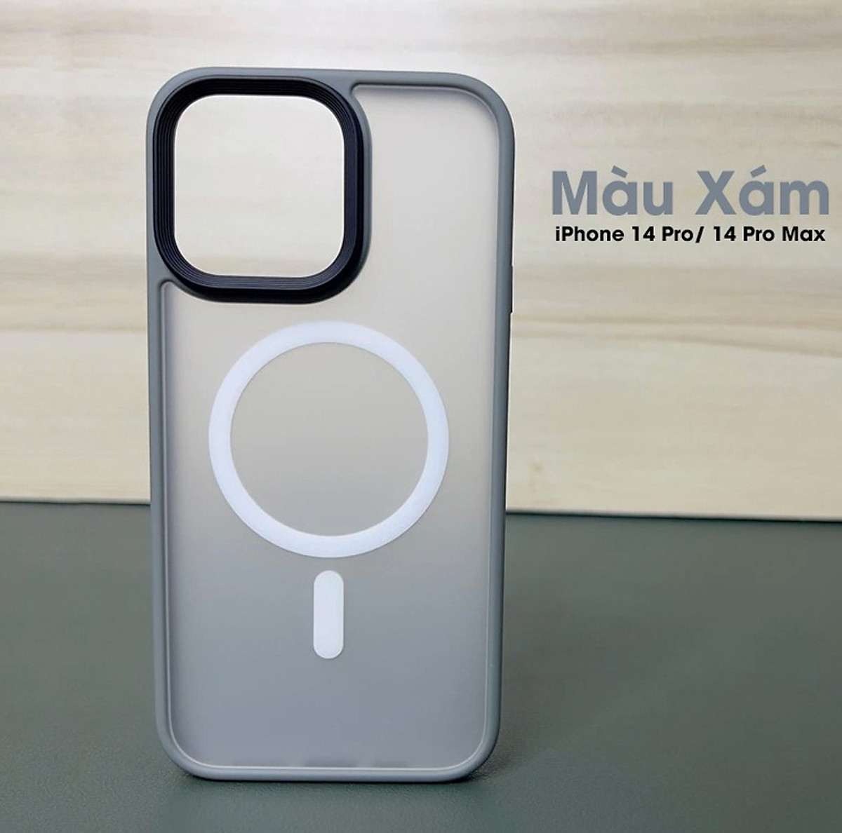 Ốp lưng Likgus chống sốc, chống vân tay cho iPhone 15 Pro/ 15 Pro Max/ 14 Pro/ 14 Pro Max, hỗ trợ sạc không dây - Hàng chính hãng
