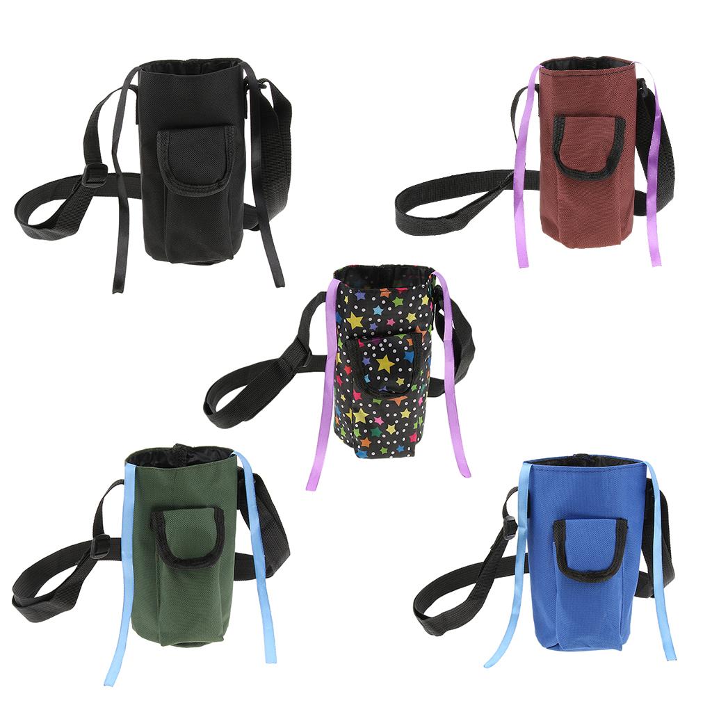 Waterproof Water Bottle Holder Carrier Bag Pouch Sleeve with Pocket
