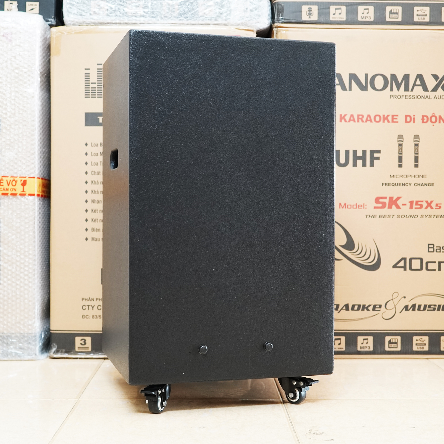 Loa Kéo Nanomax SK-12X1 Bass 30cm Công Suất 380w Hàng Chính Hãng