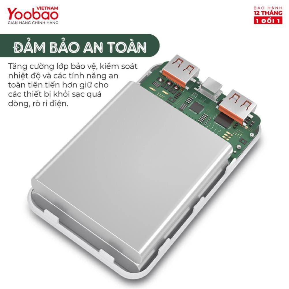 Pin Sạc dự phòng Yoobao mini 10000mAh P10W -Hàng nhập khẩu