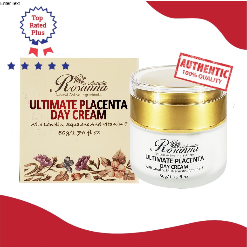 Kem dưỡng da ban ngày trẻ hóa trắng sáng da - Rosanna Ultimate Placenta Day Cream (50gr)
