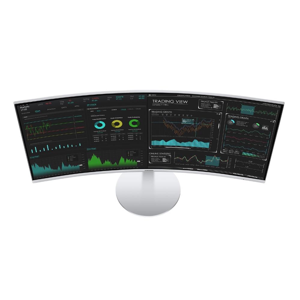 Màn hình cong Samsung QLED 34 inch LC34J791WTEXXV - Hàng chính hãng