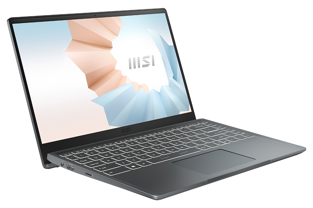 MSI Modern 14 B11MOU i7 1195G7/8GB/512GB/14&quot;F/Túi/Chuột/Win10/(847VN)/Xám - Hàng chính hãng