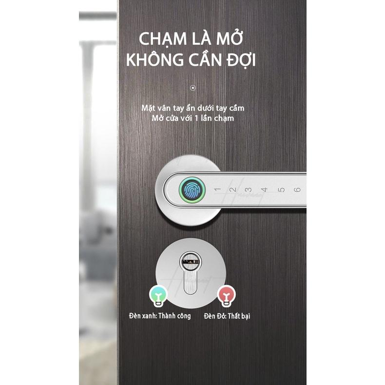 Ultralock P290 Khóa vân tay phân thể 4 trong 1 Chất liệu hợp kim kẽm, vân tay bán dẫn bảo mật cao