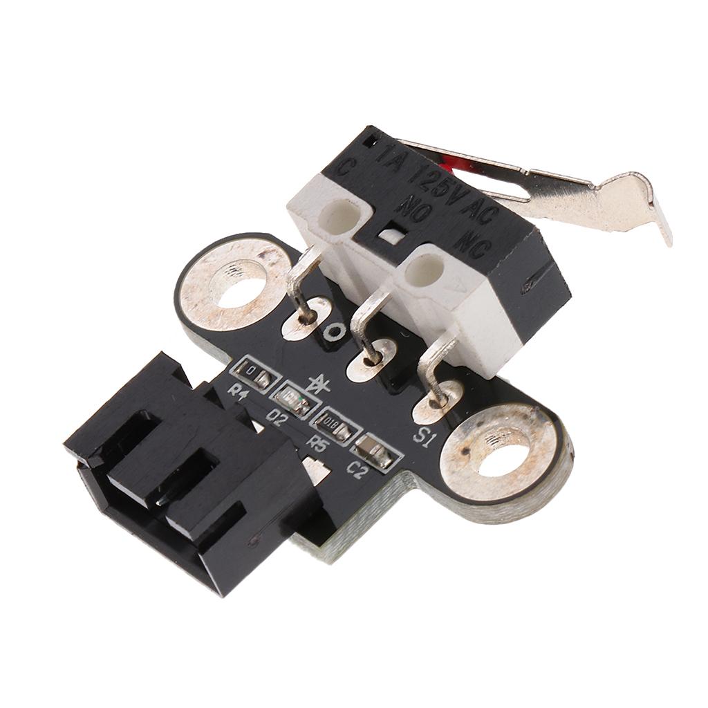 3D Printer Endstops/ Limit Switch/ Mechanical Switch Module with Wiring Normally Open for CNC Machine or RepRap 3D Printer
