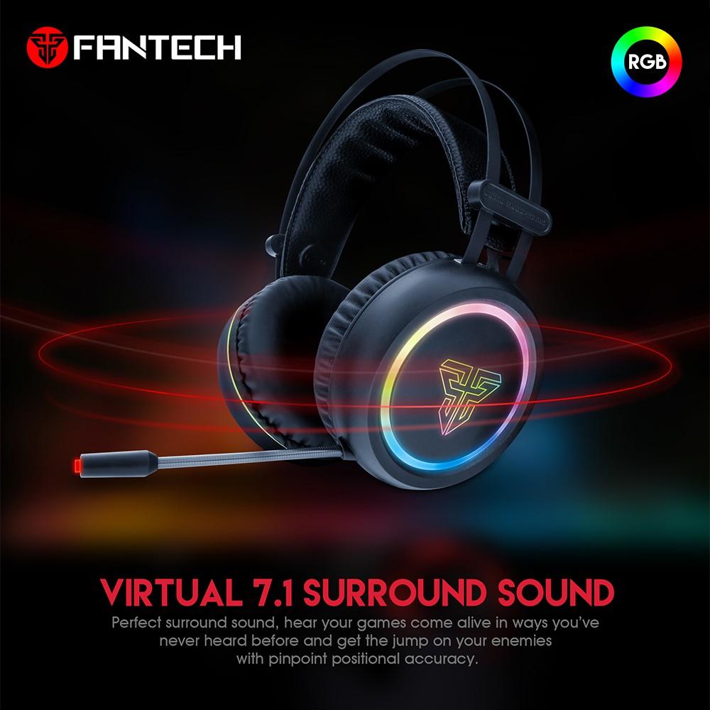 Combo FANTECH RGB Audio Tai Nghe 7.1 HG15 + Giá Đỡ - Hàng chính hãng