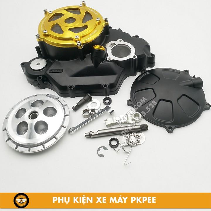 Full Bộ Lốc Nồi Sum Racing Cắt Côn Trực Tiếp Gắn Exciter 150 (Nắp Màu Mẫu K2 Giao Ngẫu Nhiên)