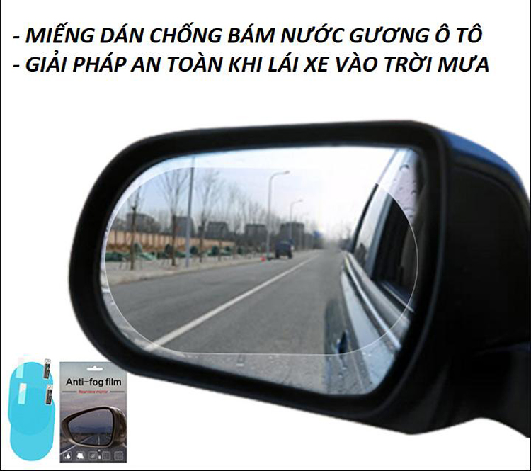 Miếng dán chống nước gương chiếu hậu xe hơi DC 100