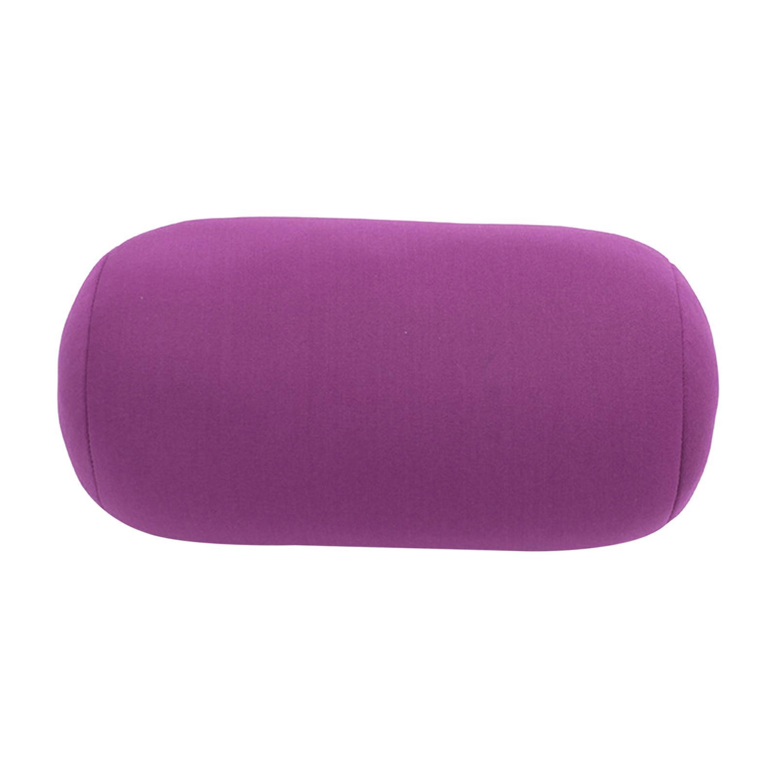 3x Cylinder Bolster Pillow Tube with Cover Head Support Pillow Home Travel